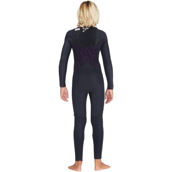 2026 Billabong Junior Absolute Natural 3/2mm Chest Zip Wetsuit 24CW191500 - Military